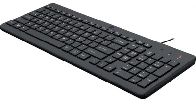 Obrázek produktu pro HP Kabelová klávesnice 150, Plná velikost (100 %), Kabel, USB, Černá