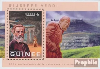 Produktbild von Briefmarken Guinea 2013 Mi Block 2242 (kompl. Ausgabe) postfrisch Giuseppe Verdi