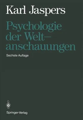 Immagine prodotto di Psychologie der Weltanschauungen