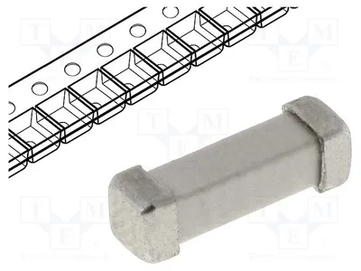 Zdjęcie produktu dla 1 x Bezpiecznik: opóźniony, typu SMD, 80mA, 125VDC, 250VAC, ceramiczny, 3403.0155.11, SMD UMT -