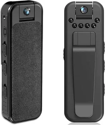 Produktbild von Mini-WLAN-Bodycam (1080p) mit 180° drehbarem Objektiv – tragbar und kompakt – für drinnen und draußen – ideal für Motorradfahren und Vorlesungen