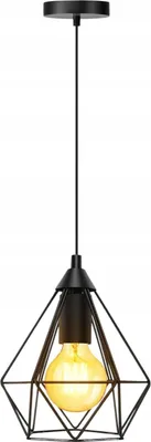 Zdjęcie produktu dla Aigostar Lampa Wisząca Vintage E27 Metalowa Industrialna Do Salonu Jadalni