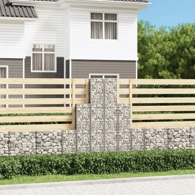 Zdjęcie produktu dla Maison Exclusive - Zestaw 6 koszy gabionowych, drut galwanizowany