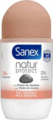 Image de Déodorant à bille Sanex Natur Protect 0 % d'alumine, 50 ml