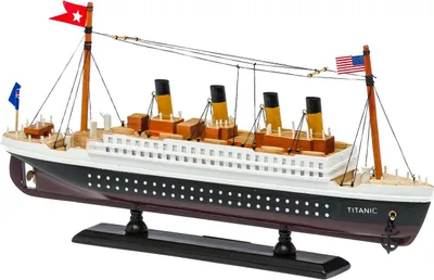 Produktbild von Modellschiff Titanic Modell Schiff Holz 35cm Maritime Dekoration kein Bausatz