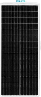 Obrázek produktu pro Solární panel, vysoká účinnost, odolný design odolný proti povětrnostním vlivům, 16,5 V, 100 W
