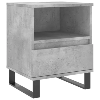Obrázek produktu pro vidaXL Noční stolek Concrete Grey 40x35x50 cm Dřevěný materiál