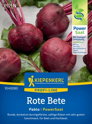 Produktbild von Kiepenkerl Rote Betesamen PowerSaat Pablo F1 Beta vulgaris vulgaris conditiva 5-6 lfd. Meter