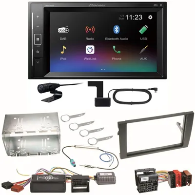 Produktbild von Pioneer DMH-A240DAB Digitalradio Bluetooth Einbauset für Seat Exeo Audi A4 B6 B7