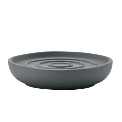 Produktbild von ZONE Seifenschale NOVA Grau Keramik ca 11 cm D | ZO-351039