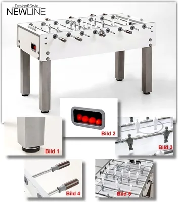 Produktbild von Garlando Kicker G-500 CLASSICO Weiss PR-Sport Professional