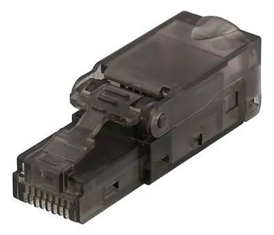 Immagine prodotto di DELTACO Spina RJ45 Cat6A, non schermata, senza attrezzi, grigia