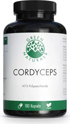 Image de GREEN NATURALS Cordyceps sinensis, 180 St KAP