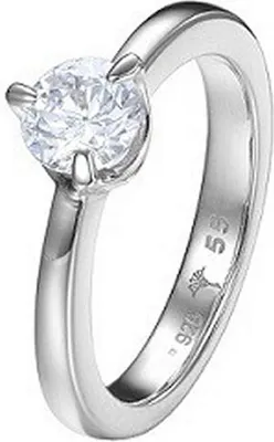 Produktbild von Joop Damen Ring Silber Zirkonia Veronica JPRG90793A1, Ringgröße:55 (17.5 mm Ø)
