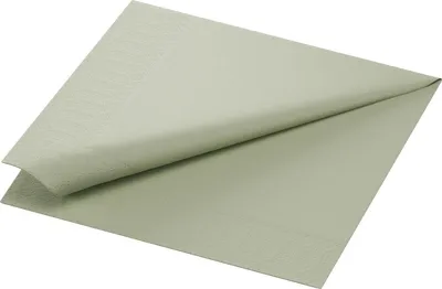 Produktbild von 1000x DUNI Tissue-Serviette 40 x 40 cm Pistaziengrün 3-lagig
