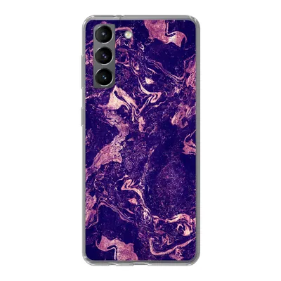 Produktbild von MuchoWow® Handyhülle Schutzhülle Hülle für Samsung Galaxy S21 Marmor - Naturstein - Mineralien Silikon Softcase Handy Hülle - Softcase