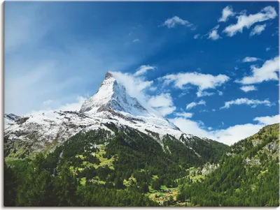 Produktbild von ARTland Leinwandbild Matterhorn Größe: 120x90 cm