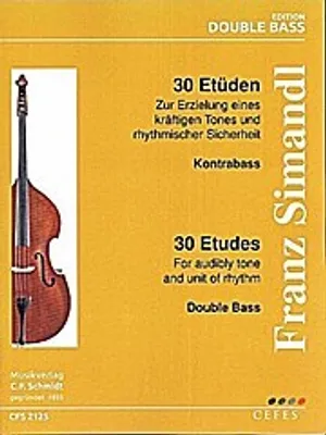 Produktbild von 30 Etüden : für Kontrabaß und KlavierKontrabaß