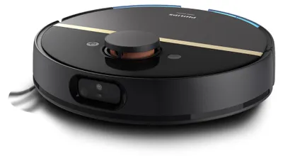 Produktbild von Philips HomeRun 7000 Series Aqua Saug- und Wischroboter mit Station bis zu 180 Min LaufzeitSchwarz (XU7000/01)