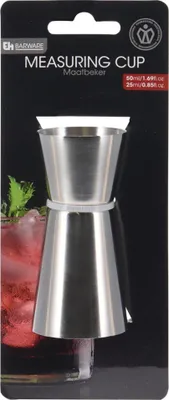 Produktbild von Excellent houseware borrelmaatje rvs op kaart 50 en 25ml