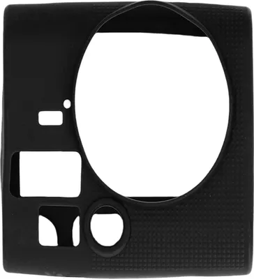 Image de Housse de protection pour appareil photo, étui souple en silicone, résistant à l'usure et aux chutes, noir