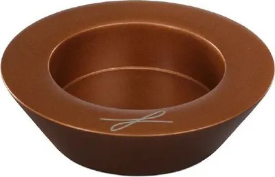 Produktbild von Kerzenleuchter rotgoldfarben, für KerzenD 5cm, satiniert