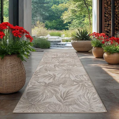 Zdjęcie produktu dla Homebyhome Dywan Zewn?trzny Wodoodporny i Odporny na UV Idealny do Kuchni na Balkon Taras Ogród i Salon, Rozmiar: 80x250 cm