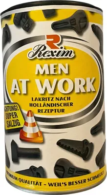 Produktbild von Rexim Men at work 250g, Lakritz nach holländischer Rezeptur
