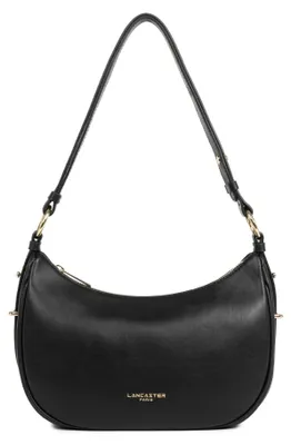 Image de Lancaster Sac besace Zippé M Donna Aria Noir