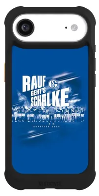 Produktbild von NIVOCASE Hülle für Apple iPhone Air  Stoßfeste Handyhülle NIVOmax Case Schwarz Aufstieg FC Schalke 04 Offizielles Lizenzprodukt