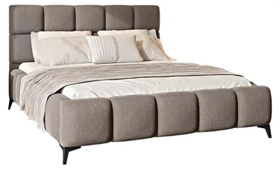 Produktbild von Bett mit Bettkasten 160x200cm Beige