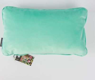 SCHÖNER LEBEN. Samtkissen mint 30x50cm
