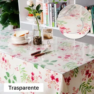 Produktbild von Famanu PVC Tischschutzfolie - Transparent, 1,5 mm dick, 60x180 cm