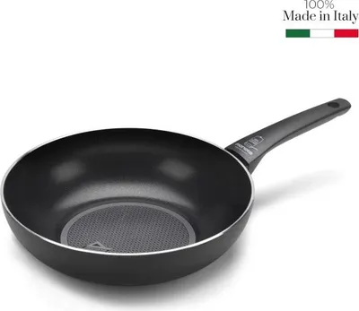 Zdjęcie produktu dla Moneta 0005554328, Okrągły, Wok/Patelnia do mieszania, Czarny, Recy, Aluminium, 4 l