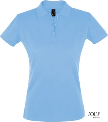 Image de SOLs 11347 | Polo Femme Perfect - Couleur : Bleu Ciel - Taille : S