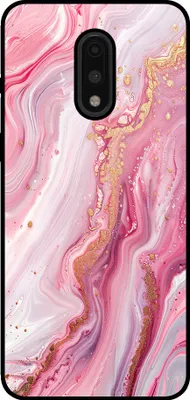 Produktbild von Smartphonica Telefon Fall geeignet für OnePlus 7 mit Marmor-Druck - TPU zurück Abdeckung Fall Marmor-Design - Rosa