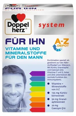 Produktbild von Doppelherz system FÜR IHN, 30 St. Tabletten