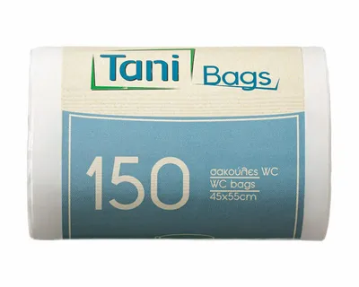 Produktbild von 750x TANI Bad Müllsäcke 24 L HDPE 45x55 cm 11my weiß