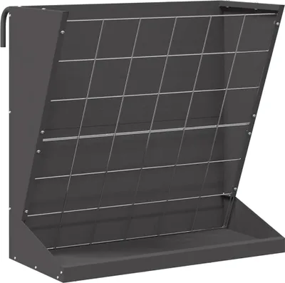 Obrázok produktu pre vidaXL Podávač sena čierny 71 x 33 x 70 cm Oceľ valcovaná za studena