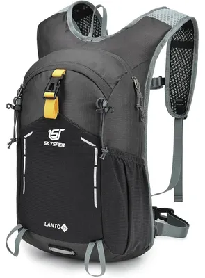 Productafbeelding van Wandelrugzak, heren, dagrugzak, trekkingrugzak, 25 liter, grijs - 25 liter