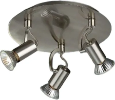 Produktbild von Massive Spot 561831710, Strahler Oberflächenbeleuchtung, GU10, 3 Glühbirne(n), Halogen, 150 W, 2900 K
