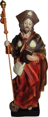Produktbild von Heiligenfigur Heiliger Jakobus 12 cm Polyresin Deko Statue