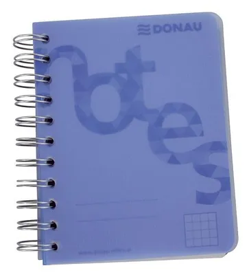Image de 3x DONAU 7527201-10 Collegeblock PP Cover A6 kariert blau