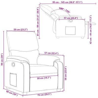 Zdjęcie produktu dla VidaXL 373434, Sztuczna skóra, Czarny, Pianka, 110 kg, 750 mm, 990 mm