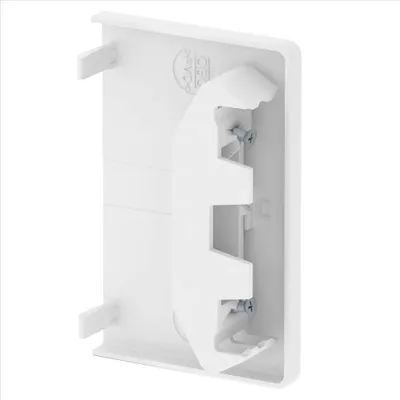 Obrázek produktu pro OBO koncovka, 70 x 110 mm, polyvinylchlorid, čistě bílá, RAL 9010, 1 ks.