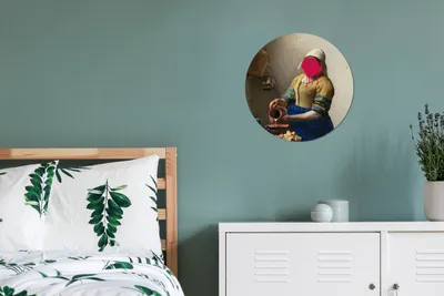 Produktbild von MuchoWow® - Schlafzimmer - Bilder - Der Kreis - Kunst für die Wohnung - Plastik - Kunstdruck - Wandbild