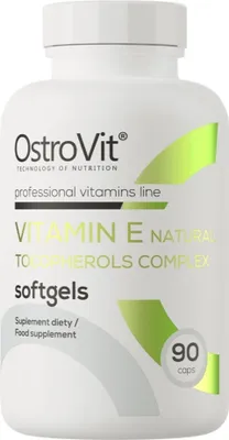 Produktbild von Ostrovit Witamina E Natürlicher Tocopherolkomplex (90 Kapseln) 5903933902548