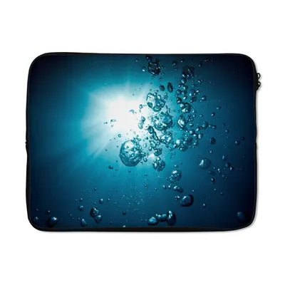 Produktbild von MuchoWow® Laptop Hülle 15 Zoll Wasser - Blasen - Sonne Laptoptasche - Laptoptasche - Sleeve - Rundum-Schutz