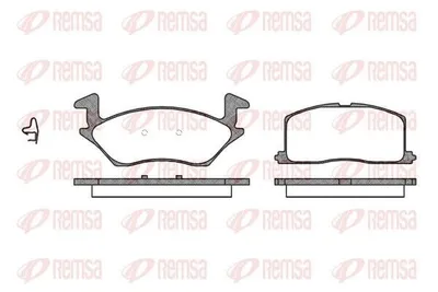 Produktbild von REMSA Bremsbeläge Satz Vorne Bremsklötze für TOYOTA STARLET (EP91) 0332.02