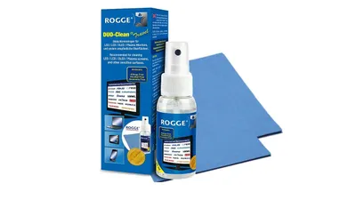 ROGGE Bildschirmreiniger 50ml + 2 Mikrofasertücher